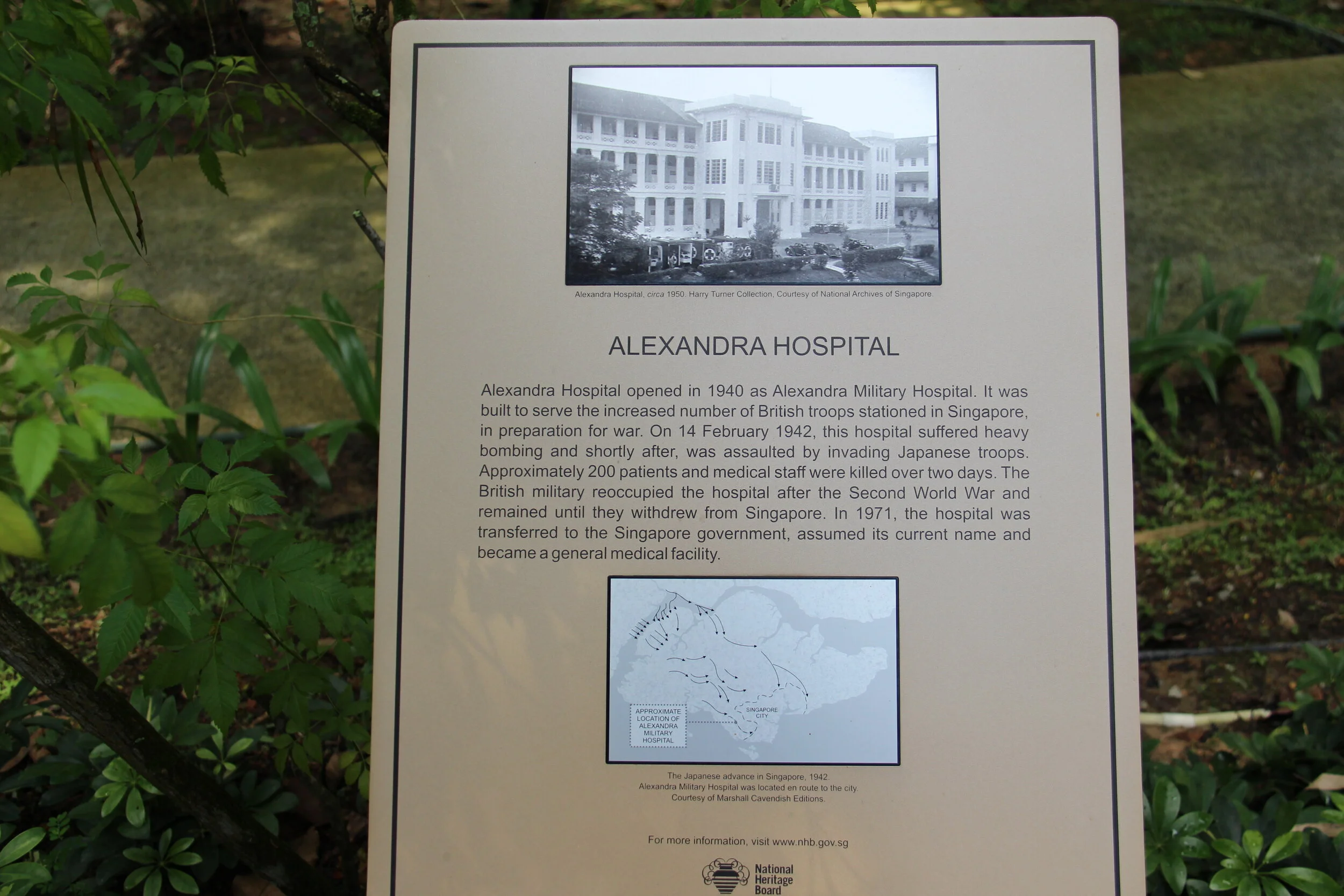 Visual related to Alexandra Hospital after the massacre